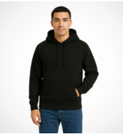 Classic Fleece Hoodie for Men & Women – 80% Cotton, 20% Polyester, Soft Lining, Kangaroo Pocket, Rib Cuffs, Adjustable Hood, Custom Logo, Warm, Durable, Multiple Colors, All Sizes, Machine Washable